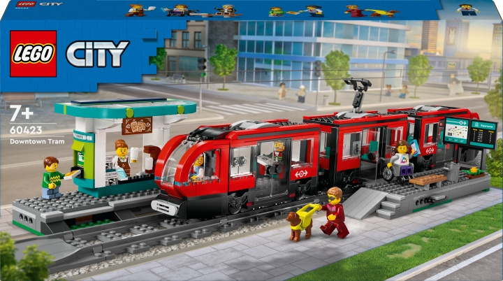 LEGO City Trains 60423 - Downtown express stop in the group TOYS, KIDS & BABY PRODUCTS / Toys / Building toys / Lego at TP E-commerce Nordic AB (C69283)