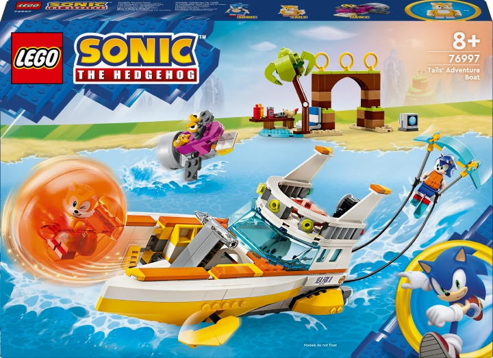 LEGO Sonic 76997 - Tails\' Adventure Boat in the group TOYS, KIDS & BABY PRODUCTS / Toys / Building toys / Lego at TP E-commerce Nordic AB (C69285)