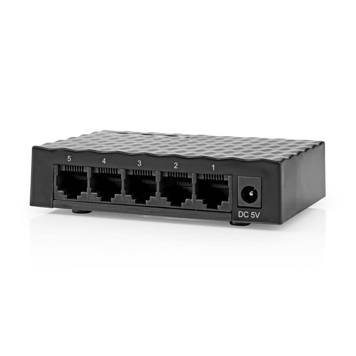 Nedis Network Switch | Wired speed: Gigabit | Number of ethernet ports: 5 in the group COMPUTERS & PERIPHERALS / Network / Switches at TP E-commerce Nordic AB (C69337)