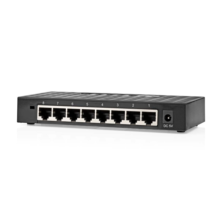 Nedis Network Switch | Wired speed: Gigabit | Number of ethernet ports: 8 in the group COMPUTERS & PERIPHERALS / Network / Switches at TP E-commerce Nordic AB (C69338)