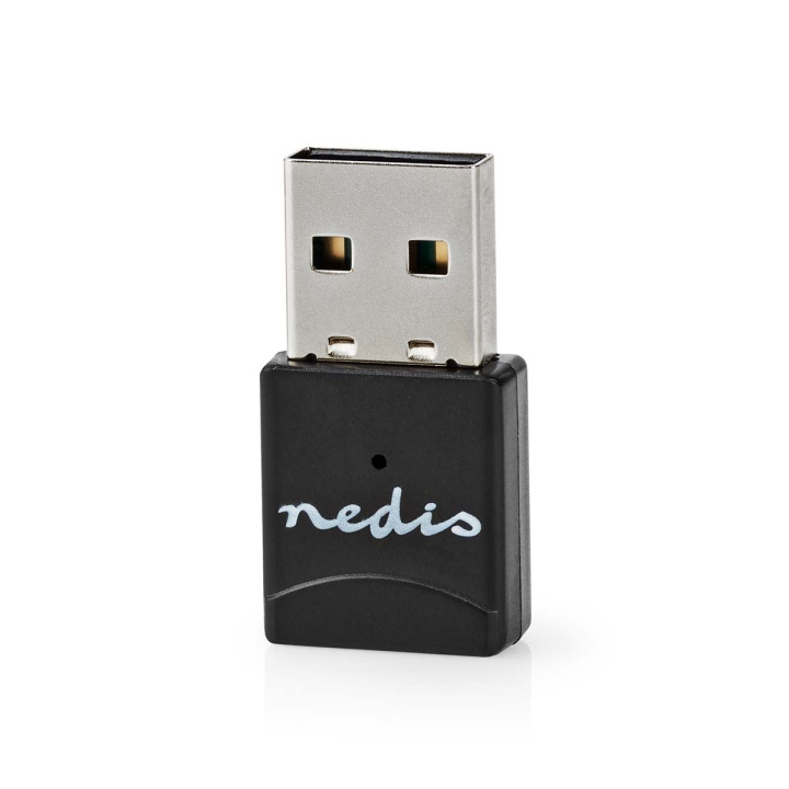 Nedis Network Dongle | Wi-Fi | AC600 | 2.4/5 GHz (Dual Band) | USB2.0 | Wi-Fi speed total: 600 Mbps | Windows 10 / Windows 11 / Windows 8 in the group COMPUTERS & PERIPHERALS / Network / Network cards / USB wireless at TP E-commerce Nordic AB (C69349)