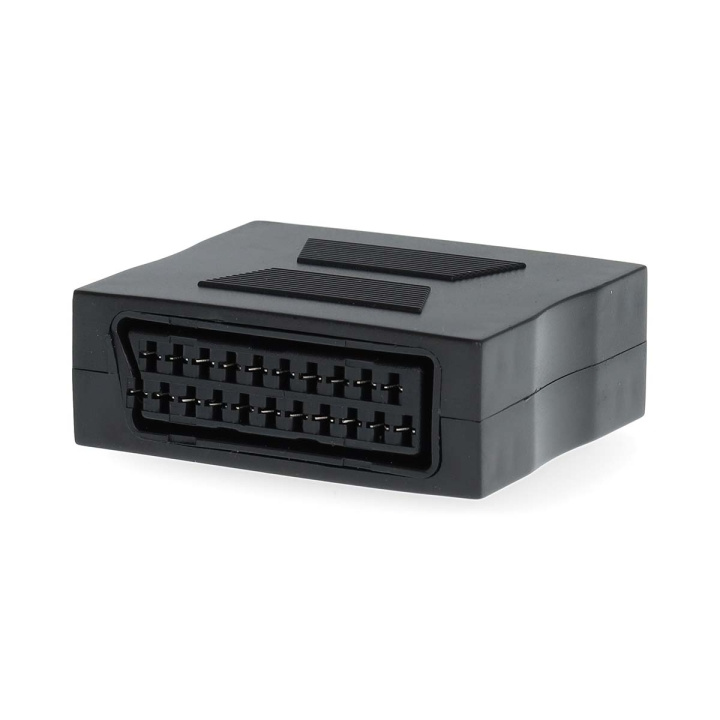 Nedis SCART Adapter | SCART Female | SCART Female | Nickel Plated | Straight | ABS | Black | 1 pcs | Box in the group HOME ELECTRONICS / Cables & Adapters / Scart at TP E-commerce Nordic AB (C69354)