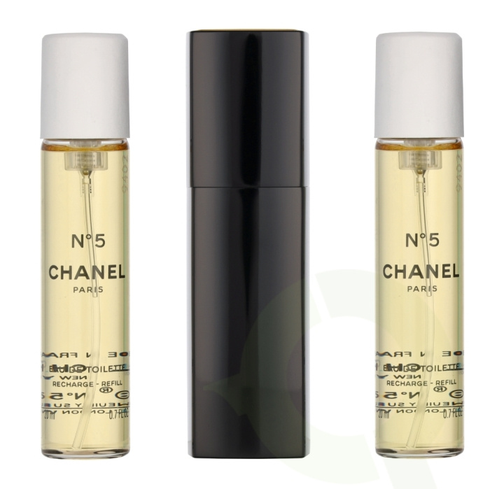 Chanel No 5 Giftset 60 ml 2x Edt Spray Refill 20Ml/1x Edt Spray 20Ml- Twist and Spray - Purse Spray in the group BEAUTY & HEALTH / Gift sets / Gift sets for her at TP E-commerce Nordic AB (C69363)