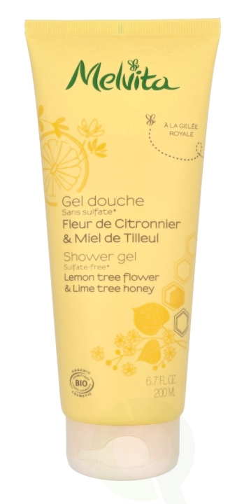 Melvita Shower Gel 200 ml Lemon Tree Flower & Lime Tree Honey in the group BEAUTY & HEALTH / Hair & Styling / Hair care / Schampoo at TP E-commerce Nordic AB (C69441)