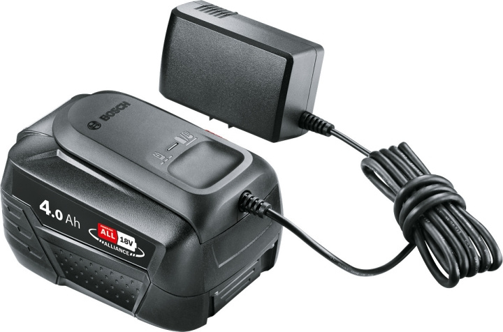 Bosch 18V Li-ion battery charger kit, 4.0 Ah battery and AL18V-20 charger in the group HOME, HOUSEHOLD & GARDEN / Tools / Batteries for power tools at TP E-commerce Nordic AB (C69513)