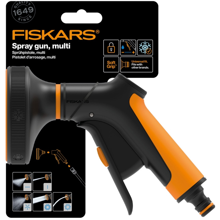 Fiskars Sprinklerpistol multifunktion. front tr in the group HOME, HOUSEHOLD & GARDEN / Garden products / Garden tools at TP E-commerce Nordic AB (C69557)