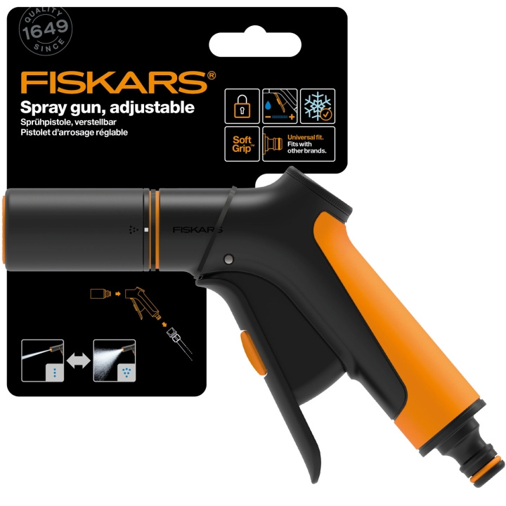 Fiskars Strålpistol justerbar. front trigger in the group HOME, HOUSEHOLD & GARDEN / Garden products / Garden tools at TP E-commerce Nordic AB (C69559)