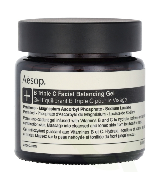 AESOP B Triple C Facial Balancing Gel 60 ml in the group BEAUTY & HEALTH / Skin care / Face / Face creams at TP E-commerce Nordic AB (C69589)