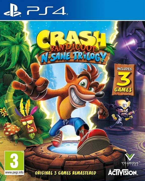 Activision Crash Bandicoot - N. Sane Trilogy (PS4) in the group HOME ELECTRONICS / Game consoles & Accessories / Sony PlayStation 4 at TP E-commerce Nordic AB (C69725)