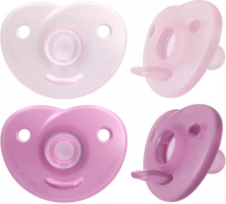 Philips Avent SCF099/22 Soothie teats, 0 - 6 months, 2 pcs, red in the group TOYS, KIDS & BABY PRODUCTS / Baby Gadgets / Pacifiers & Teething toys at TP E-commerce Nordic AB (C69740)