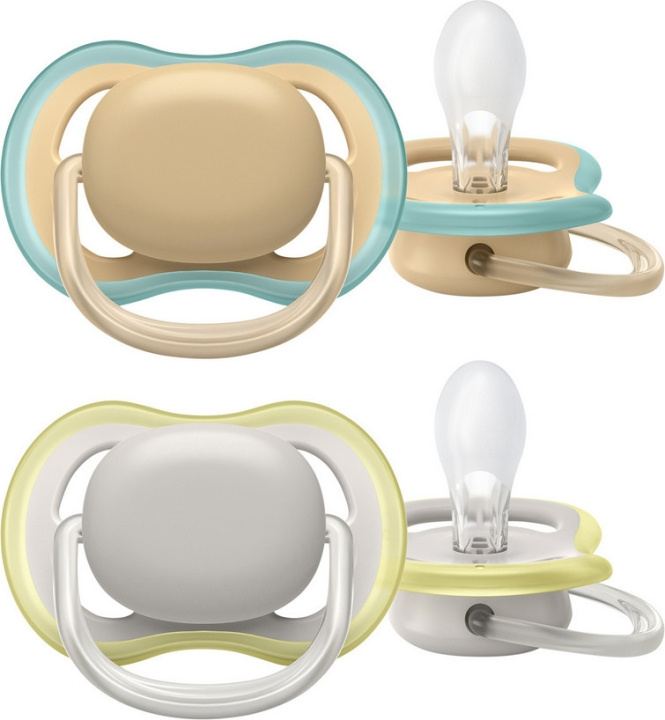 Philips Avent SCF085/15 Ultra Air teats 0-6 months, 2 pieces, beige in the group TOYS, KIDS & BABY PRODUCTS / Baby Gadgets / Pacifiers & Teething toys at TP E-commerce Nordic AB (C69758)