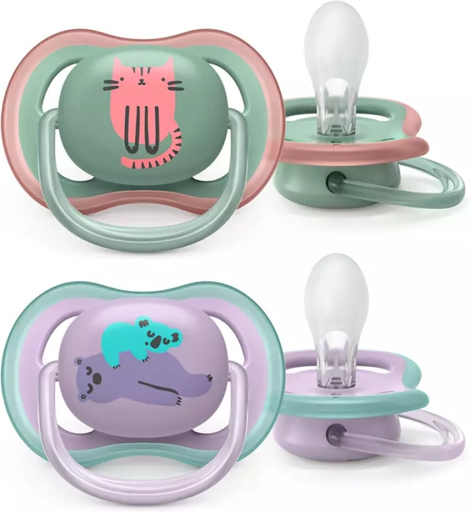 Philips Avent SCF085/18 Ultra Air teats 6-18 months, 2 pcs, cat in the group TOYS, KIDS & BABY PRODUCTS / Baby Gadgets / Pacifiers & Teething toys at TP E-commerce Nordic AB (C69760)