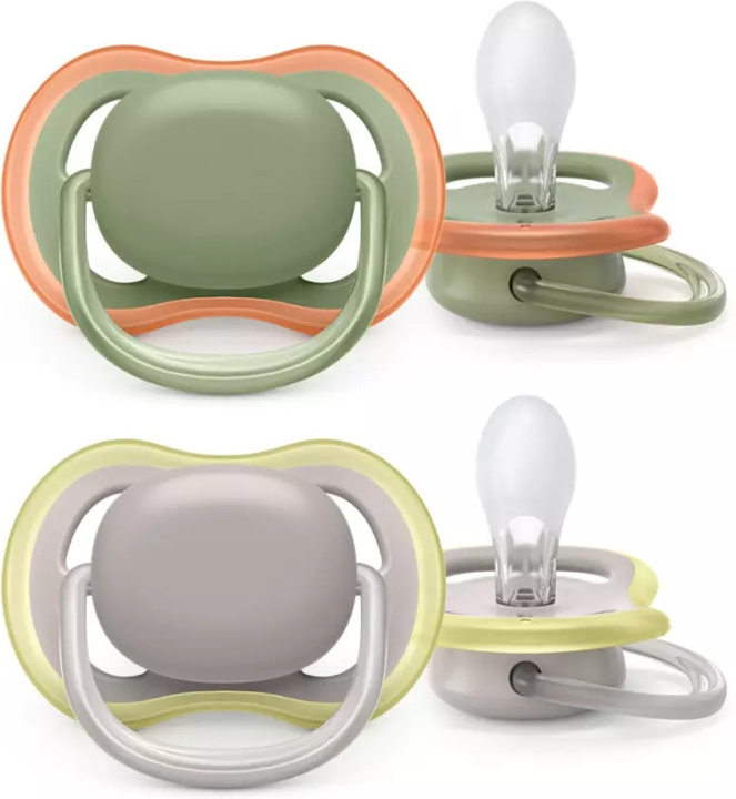 Philips Avent SCF085/20 Ultra Air teats 6-18 months, 2 pcs, sage in the group TOYS, KIDS & BABY PRODUCTS / Baby Gadgets / Pacifiers & Teething toys at TP E-commerce Nordic AB (C69761)