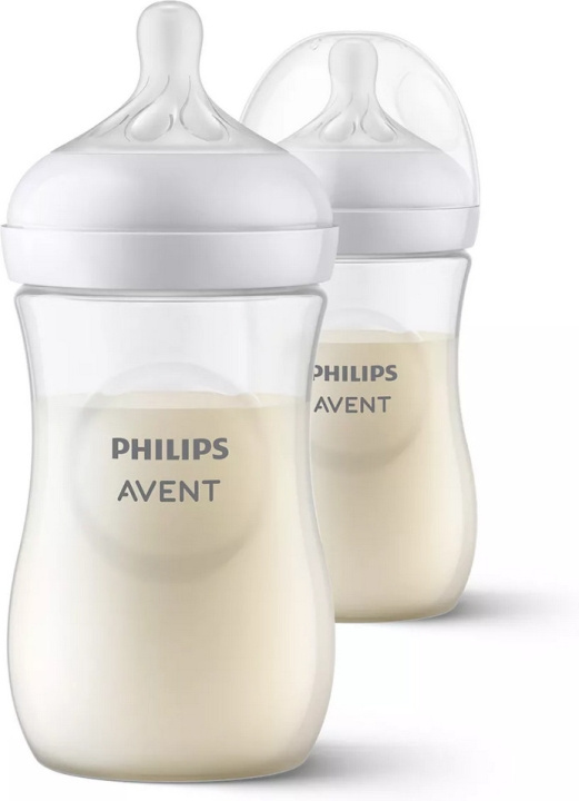 Philips Avent SCY903/02 Natural Response feeding bottle, 260 ml, 2 pieces in the group TOYS, KIDS & BABY PRODUCTS / Baby Gadgets / Pacifiers & Teething toys at TP E-commerce Nordic AB (C69777)