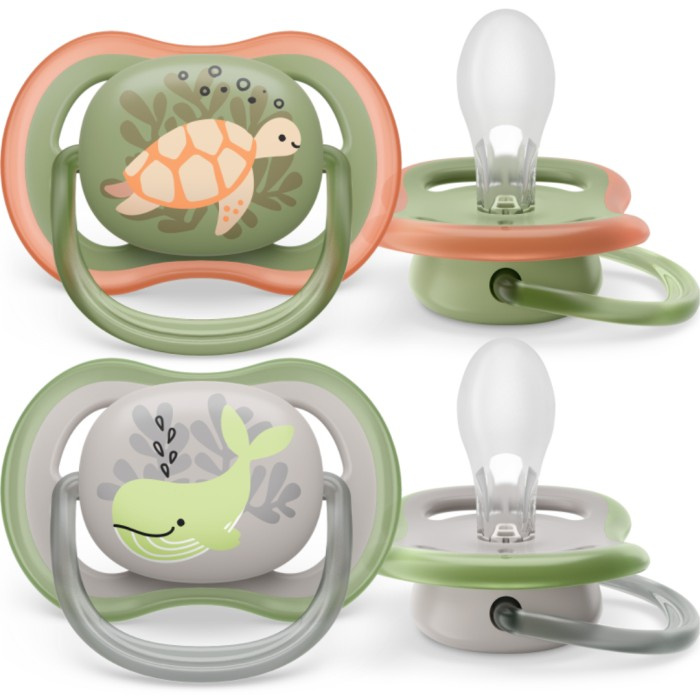 Philips Avent SCF085/60 Ultra Air Teats 6-18 months, 2 pieces, turtle in the group TOYS, KIDS & BABY PRODUCTS / Baby Gadgets / Pacifiers & Teething toys at TP E-commerce Nordic AB (C69806)