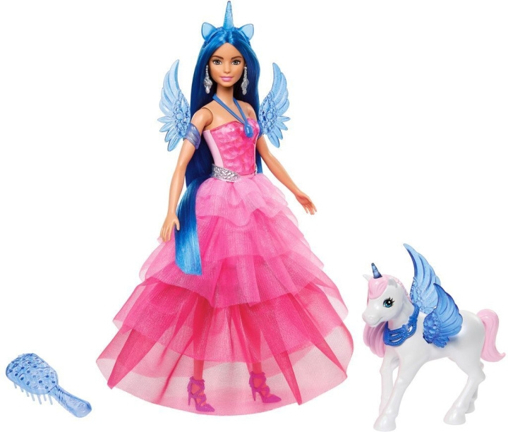 Barbie Sapphire Alicorn Doll - Fashion Doll in the group TOYS, KIDS & BABY PRODUCTS / Toys / Docks & Accessories at TP E-commerce Nordic AB (C69832)