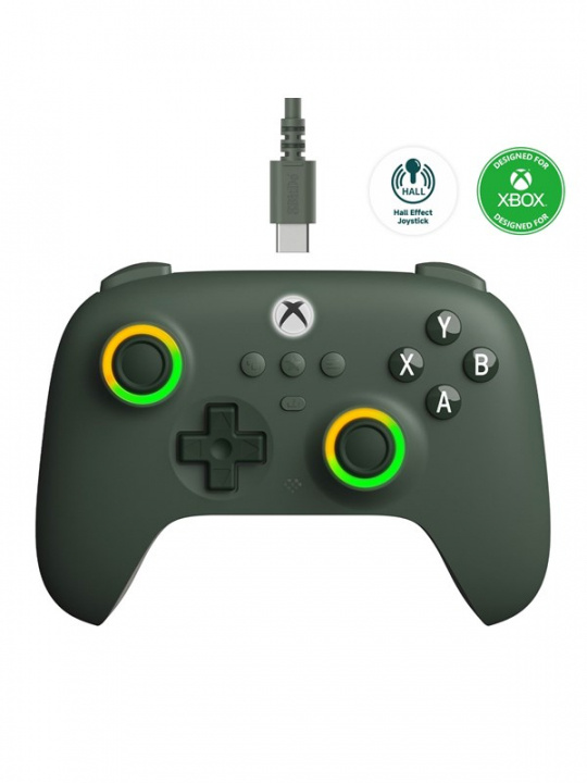 8Bitdo Ultimate C Wired wired game controller, dark green, Xbox in the group HOME ELECTRONICS / Game consoles & Accessories / Xbox Series X at TP E-commerce Nordic AB (C69847)