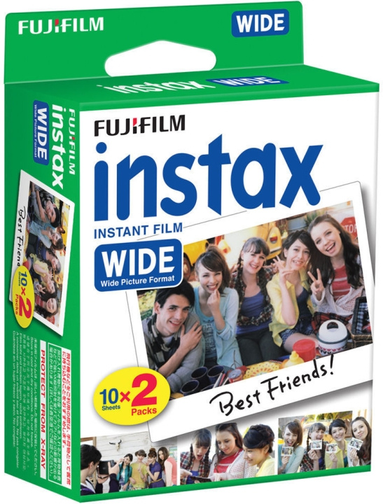 Fujifilm Instax Wide twin pack instant film, 20 photos in the group HOME ELECTRONICS / Photo & Video / Photo equipment / Other at TP E-commerce Nordic AB (C69912)