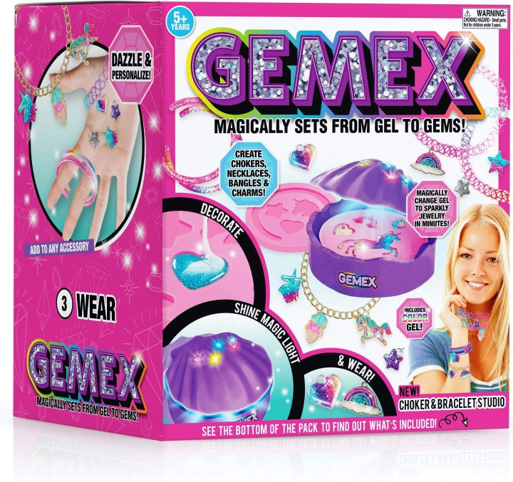 Gemex Choker and Bracelet -jewellery studio in the group TOYS, KIDS & BABY PRODUCTS / Toys / Crafts at TP E-commerce Nordic AB (C69931)