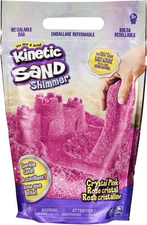 Kinetic Sand Glitter Pink artificial sand in the group TOYS, KIDS & BABY PRODUCTS / Toys / Toys at TP E-commerce Nordic AB (C69932)