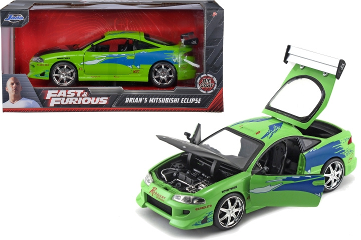 Jada Fast & Furious 1995 Mitsubishi miniature model, 1:24 in the group Sport, leisure & Hobby / Hobby / Plastic models / Cars at TP E-commerce Nordic AB (C69936)