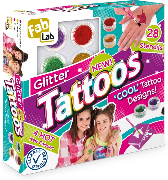 FabLab Glitter Tattoos tattoo set in the group TOYS, KIDS & BABY PRODUCTS / Toys / Crafts at TP E-commerce Nordic AB (C69961)