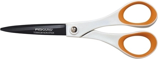 Fiskars Titanium non-stick scissors, 18 cm in the group HOME, HOUSEHOLD & GARDEN / Kitchen utensils / Other kitchen tools at TP E-commerce Nordic AB (C69962)