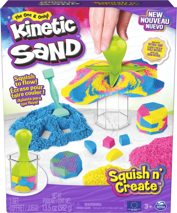 Kinetic Sand Squish N\' Create Magic Sand Set in the group TOYS, KIDS & BABY PRODUCTS / Toys / Toys at TP E-commerce Nordic AB (C69970)