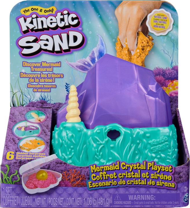 Kinetic Sand Mermaid Crystal Magic Sand Set in the group TOYS, KIDS & BABY PRODUCTS / Toys / Toys at TP E-commerce Nordic AB (C69971)