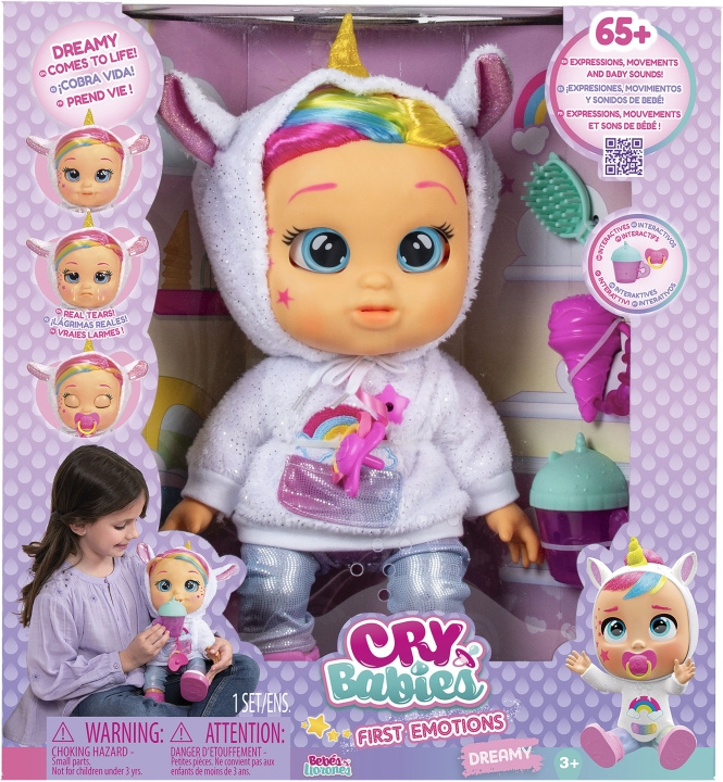 Cry Babies First Emotions Dreamy - baby doll in the group TOYS, KIDS & BABY PRODUCTS / Toys / Docks & Accessories at TP E-commerce Nordic AB (C69985)