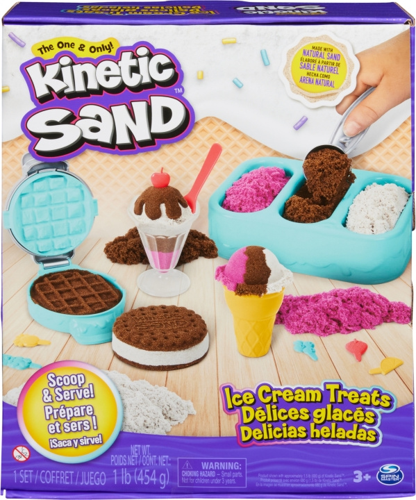 Kinetic Sand ice cream treats play set in the group TOYS, KIDS & BABY PRODUCTS / Toys / Toys at TP E-commerce Nordic AB (C69986)