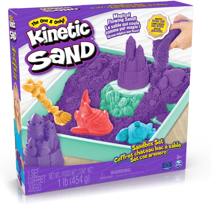 Kinetic Sand sandbox set, purple in the group TOYS, KIDS & BABY PRODUCTS / Toys / Toys at TP E-commerce Nordic AB (C69988)