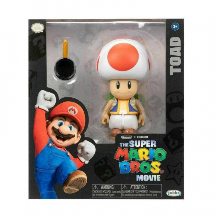 JAKKS Pacific Nintendo Super Mario Bros Movie - Toad figure in the group Sport, leisure & Hobby / Hobby / Plastic models / Figures at TP E-commerce Nordic AB (C69996)