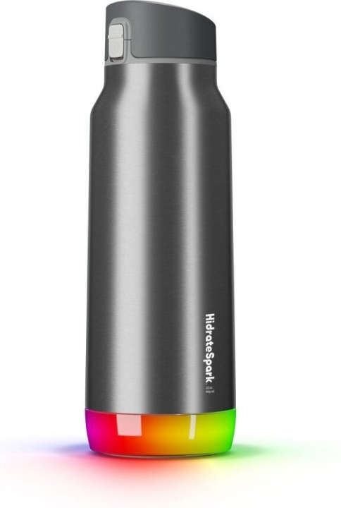 HidrateSpark PRO Chug Water bottle, 0,95 L, silver in the group Sport, leisure & Hobby / Outdoor recreation / Thermoses & Water Bottles at TP E-commerce Nordic AB (C70126)