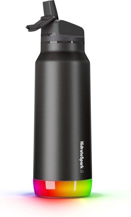 HidrateSpark PRO Water bottle, 0,95 L, black in the group Sport, leisure & Hobby / Outdoor recreation / Thermoses & Water Bottles at TP E-commerce Nordic AB (C70132)