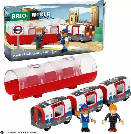 BRIO 36085 - London Underground Train in the group TOYS, KIDS & BABY PRODUCTS / Toys / Building toys / Brio train tracks at TP E-commerce Nordic AB (C70147)