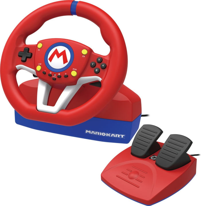 HORI Mario Kart Racing Wheel Pro Mini, Switch in the group HOME ELECTRONICS / Game consoles & Accessories / Nintendo Switch / Accessories at TP E-commerce Nordic AB (C70149)