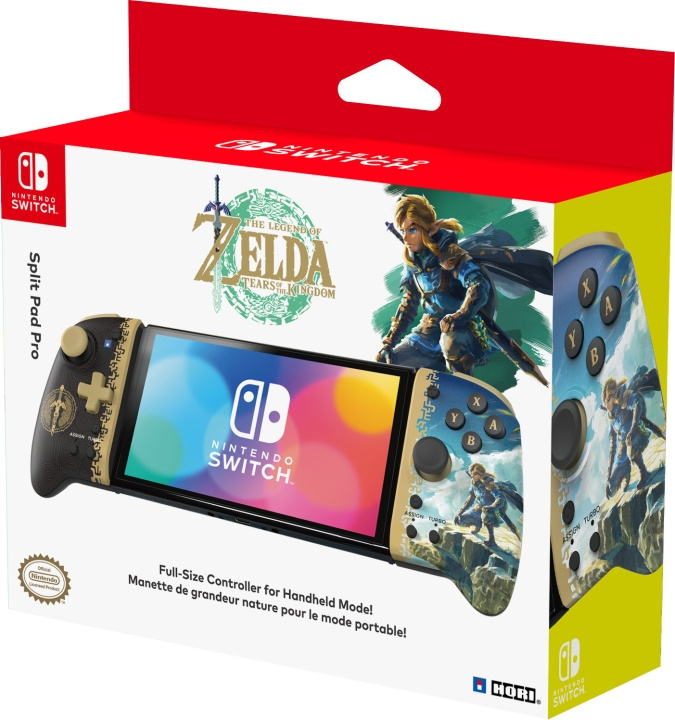 HORI Split Pad Pro - The Legend of Zelda: Tears of the Kingdom game controller, Switch / Switch OLED in the group HOME ELECTRONICS / Game consoles & Accessories / Nintendo Switch / Accessories at TP E-commerce Nordic AB (C70155)