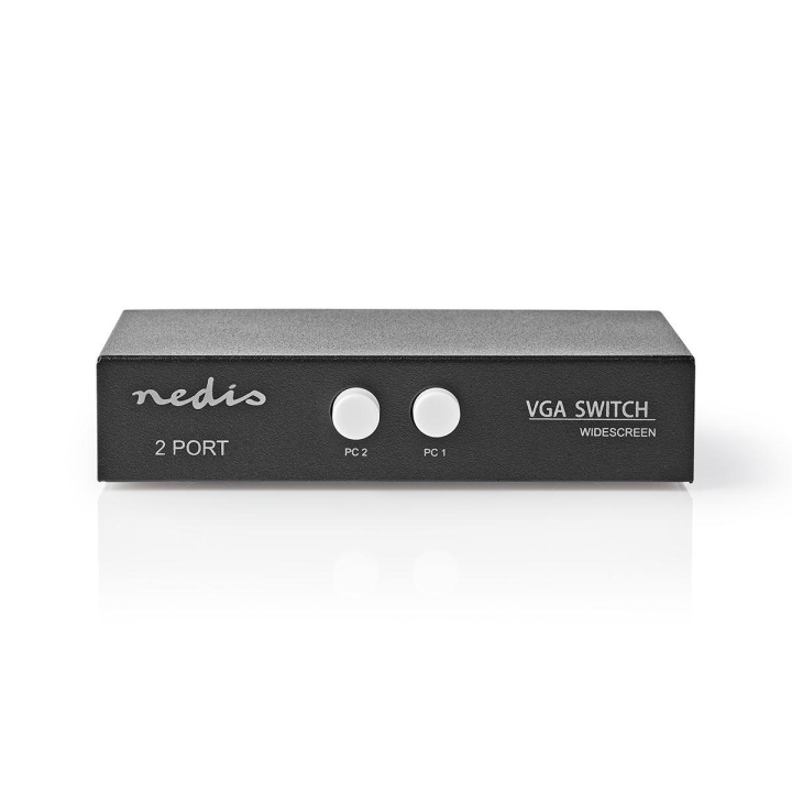 Nedis VGA Switch | 2 port(s) | Maximum resolution: 2560x1600 | 500 mHz in the group COMPUTERS & PERIPHERALS / Computer cables / VGA / Adapters at TP E-commerce Nordic AB (C70215)