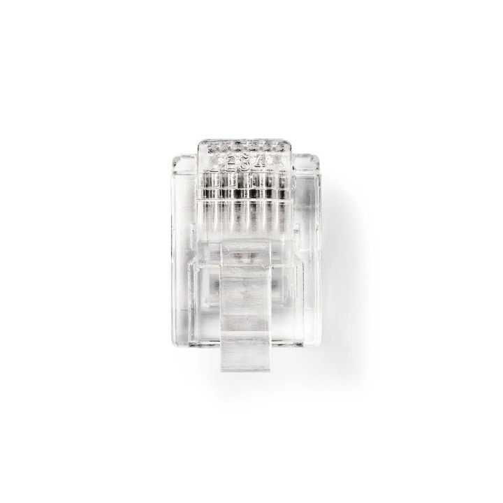 Nedis Telecom Connector | Connector type: RJ12 | Straight | Plating: Gold Plated | PVC | Transparent in the group HOME ELECTRONICS / Audio & Picture / Fixed telephony / Table phones at TP E-commerce Nordic AB (C70216)