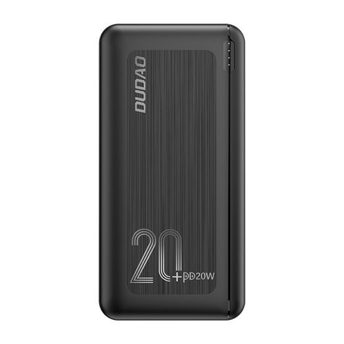 Dudao K12PQ+ powerbank 20000mAh 20Watt black in the group SMARTPHONE & TABLETS / Chargers & Cables / Powerbanks at TP E-commerce Nordic AB (C70284)