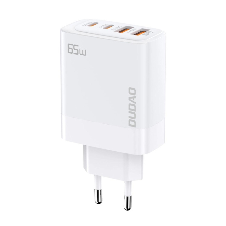 Dudao A65EU 65Wattt Adapter GaN in the group SMARTPHONE & TABLETS / Chargers & Cables / Wall charger / Wall charger USB-C at TP E-commerce Nordic AB (C70316)