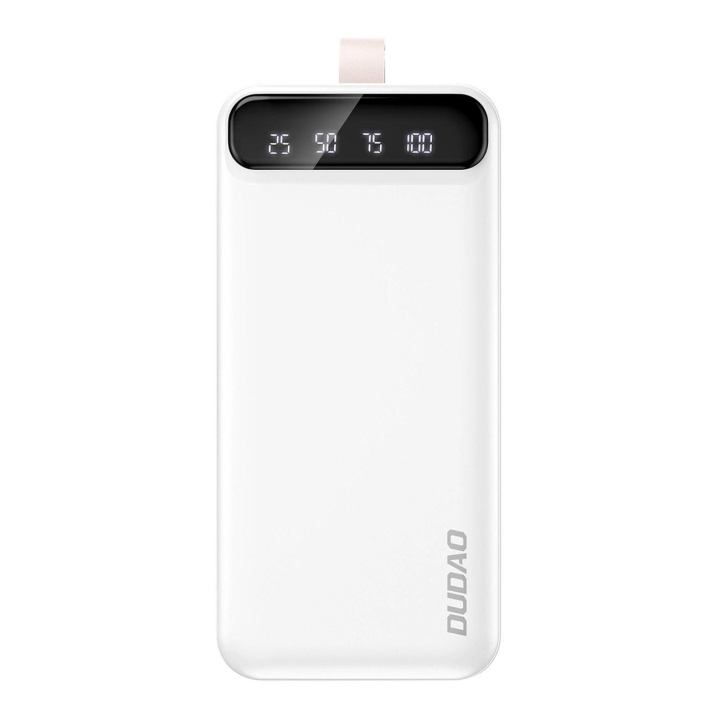 Dudao K8S+ 30000mAh powerbank White in the group SMARTPHONE & TABLETS / Chargers & Cables / Powerbanks at TP E-commerce Nordic AB (C70328)