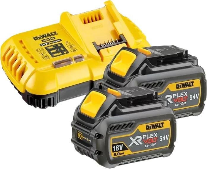 DeWALT 54V XR FLEXVOLT Set: 2x 6Ah Batteries & Charger in the group HOME, HOUSEHOLD & GARDEN / Tools / Batteries for power tools at TP E-commerce Nordic AB (C70420)