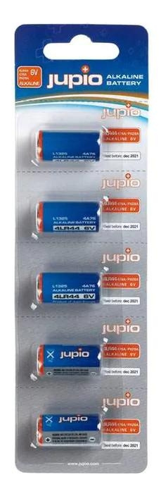 Jupio Battery, 5 x 4LR44, Alkaline in the group HOME ELECTRONICS / Batteries & Chargers / Batteries / Other at TP E-commerce Nordic AB (C70445)