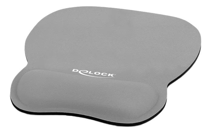 DeLOCK Ergonomic Mouse pad with Wrist Rest grey 245 x 206 mm in the group COMPUTERS & PERIPHERALS / Mice & Keyboards / Wrist rest at TP E-commerce Nordic AB (C70476)