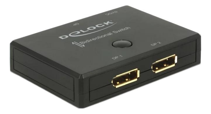 DeLOCK DisplayPort 2 - 1 Switch bidirectional 4K 60 Hz in the group COMPUTERS & PERIPHERALS / Computer cables / DisplayPort / Adapters at TP E-commerce Nordic AB (C70495)