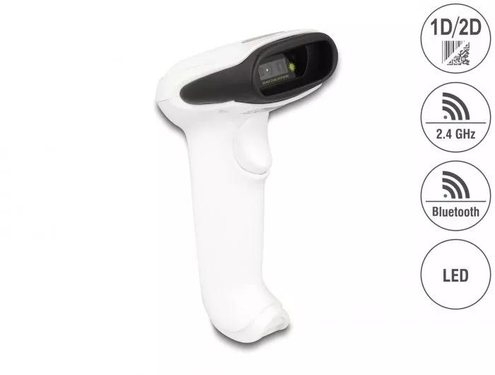 DeLOCK Barcode Scanner 1D and 2D for 2.4 GHz, Bluetooth or USB in the group COMPUTERS & PERIPHERALS / Computer accessories / Barcode readers at TP E-commerce Nordic AB (C70517)