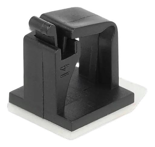 DeLOCK Cable holder with locking clip self-adhesive black 10 pieces in the group HOME ELECTRONICS / Cables & Adapters / Kable management at TP E-commerce Nordic AB (C70590)