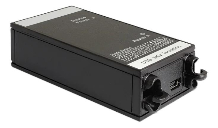 DeLOCK Converter USB > USB with 5 kV Isolation for DIN rail in the group COMPUTERS & PERIPHERALS / Computer cables / USB / USB-A / Adapters at TP E-commerce Nordic AB (C70596)